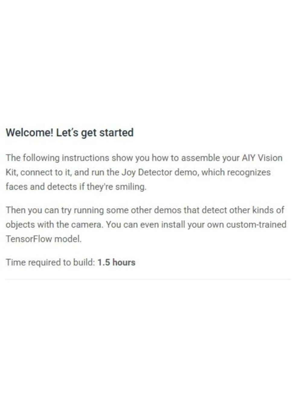 Google AIY Vision Kit V1.1 AI Raspberry Pi Zero included NEW - Picture 10 of 12